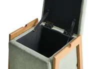 Puf ze schowkiem EDLAND 45 cm Jasnozielony_1038242
