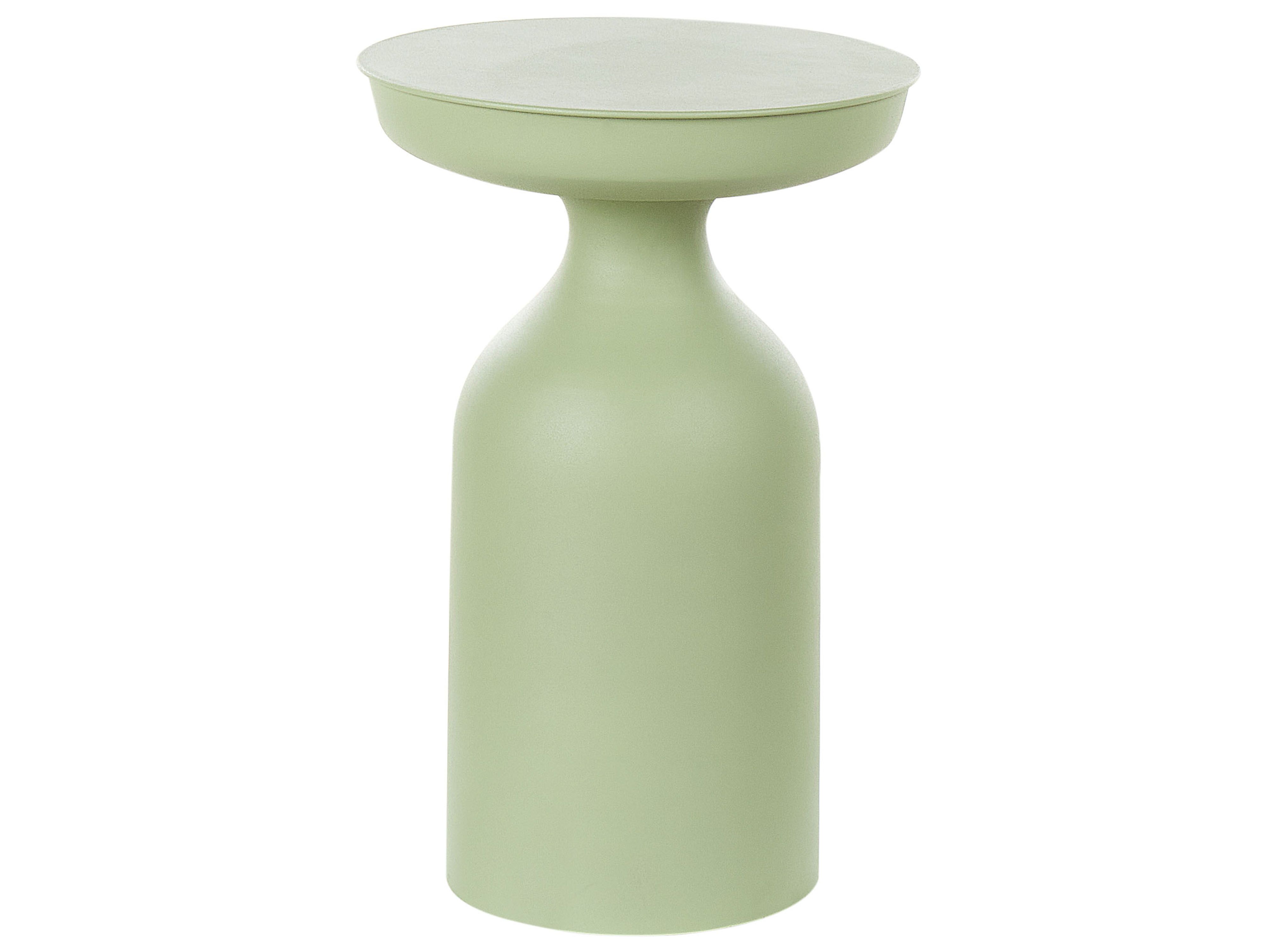 Set of 2 Side Tables COTA/TENJO Metal Light Green | Beliani.co.uk