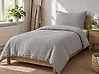 Duvet Cover Set SUMNER 150 x 200 cm Cotton Muslin Light Grey