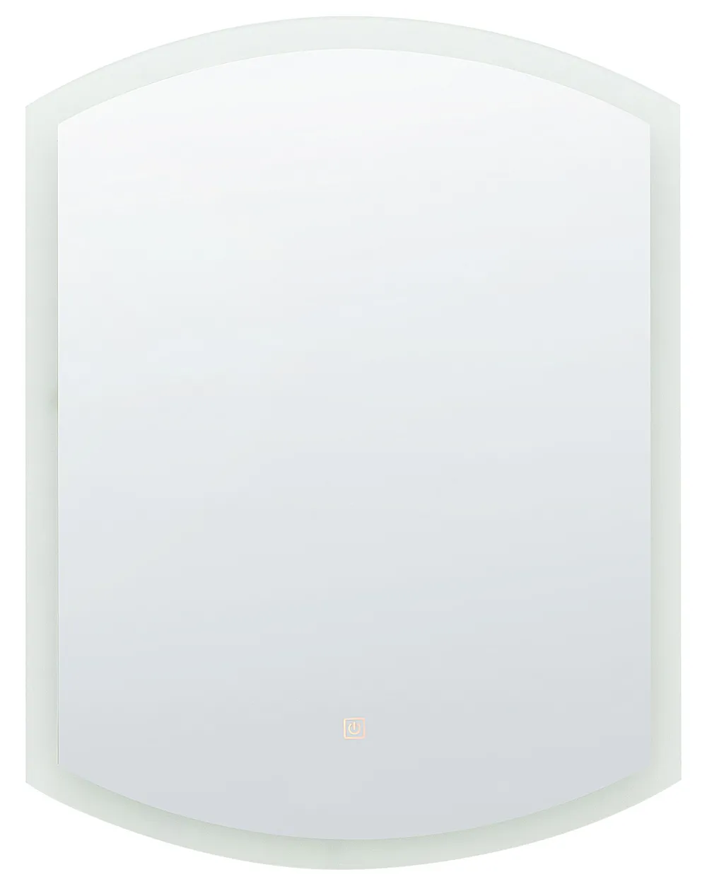 Lustro łazienkowe LED BEZIERS 60 cm 78 cm Srebrny