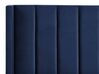 Cama con somier de terciopelo azul marino 180 x 200 cm VILLETTE_832630