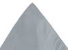 Poltrona sacco nylon grigio chiaro 140 x 180 cm FUZZY_821762