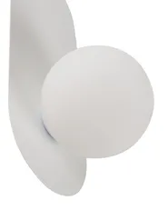 Set of 2 Wall Lamps LEISI White_987457