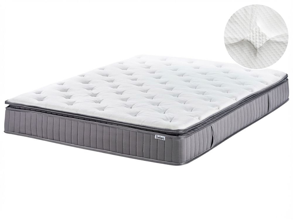 Taštičkový pružinový matrac s gélovou pamäťovou penou COOL HYBRID 7 PRO H2/3 stredne tvrdý 180 x 200 cm