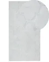 Faux Rabbit Fur Rug Light Grey GHARO Various Sizes