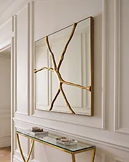 Specchio COOLE 80 cm x 80 cm Oro_1194256