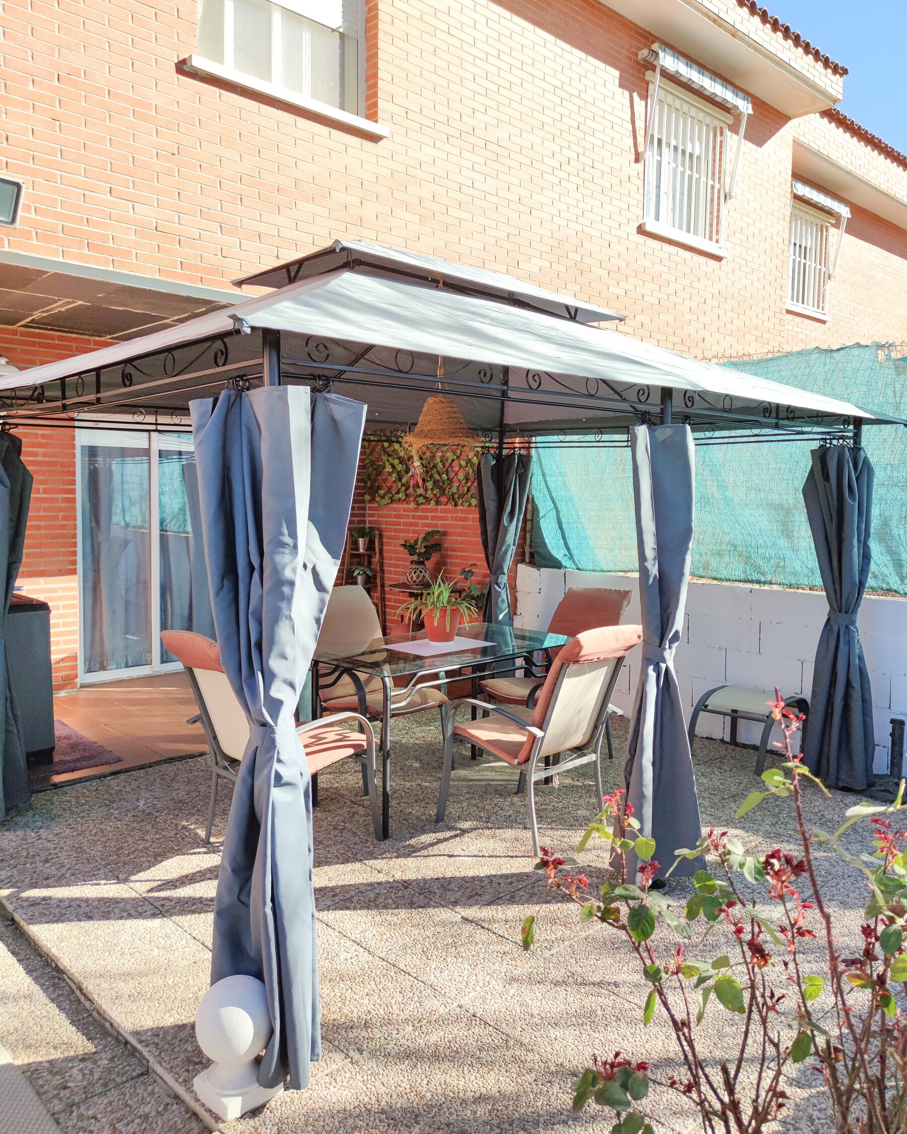 Pawilon ogrodowy 300 x 400 cm ciemnoszary COLOS_863554