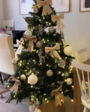 Artificial Christmas Tree LED PALOMAR 180 cm Dark Green_1170091