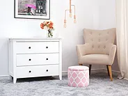 Pouf de rangement TUNICA Coton Rose_1154941