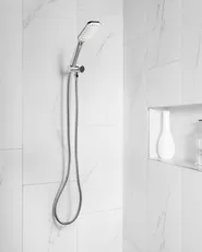 Shower Head and Hose Kit AMAJA Silver_988419