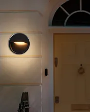 Set of 2 Outdoor LED Wall Lights POMPTON Black_917117