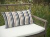 2 poduszki ogrodowe w paski 40 x 70 cm niebiesko-beżowe KASTOS_783417