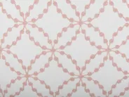 Set of 2 Decorative Cushions VERBENA 45 x 45 cm Cotton Pink Geometric Pattern_770279