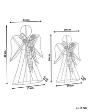 Dekoracja świąteczna ANNSJON 30/40 cm Anioł Kolorowy_1018665
