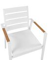 Set of 4 Garden Chairs White TAVIANO_922701