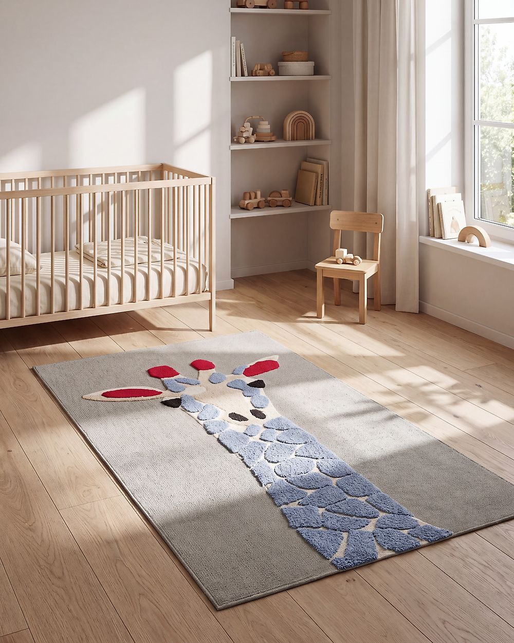 Kids Rug SAKUBO Multicolour 80 x 150 cm Cotton