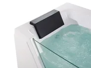 Corner Hot Tub with LED SAMANA 1530 x 710 mm White_762951