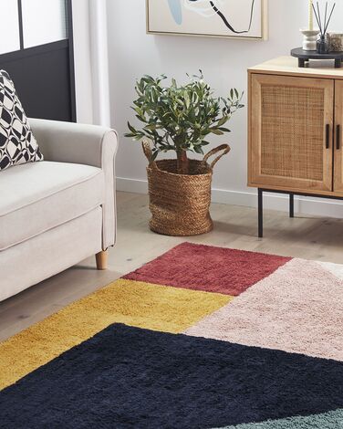 Cotton Area Rug 160 x 230 cm Multicolour JALGAON