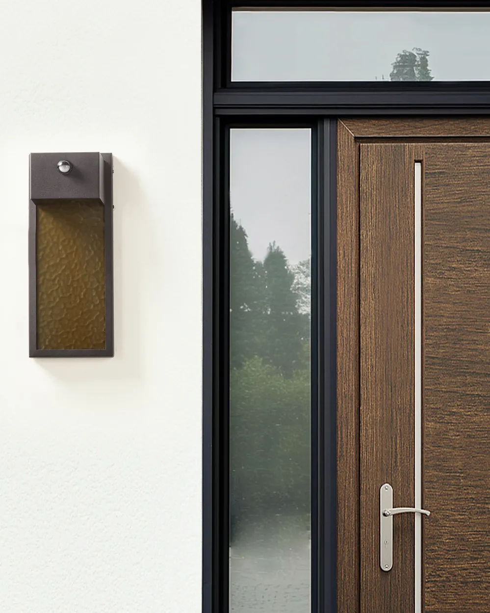 Outdoor LED Wall Light CARRON with Motion Sensor Grey_870458