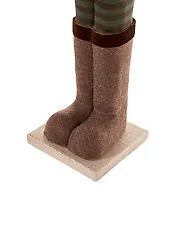 Zestaw 2 figurek dekoracyjnych KOLARI 68/91 cm Dziadek do orzechów Brązowy_1156787