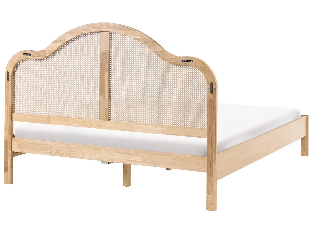 Bed HOUNOUX 160 x 200 cm (EU King Size) Light Brown_1047744