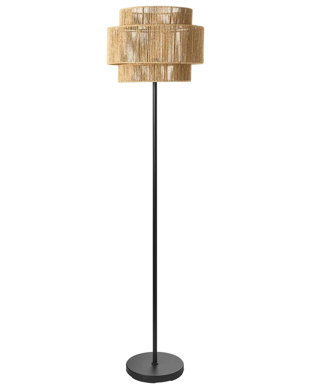 Lampa podłogowa WOKIRO Papierowy sznurek Naturalny