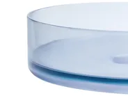 Umywalka nablatowa TOLOSA ⌀ 36 cm Konglomerat Błękitny_891644