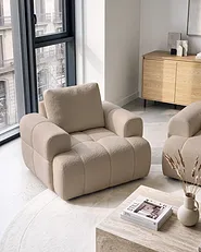 Armchair NARILLA Boucle Beige_1161075