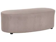 Sofa AMAL mit Ottomane Stoff Taupe_1143363