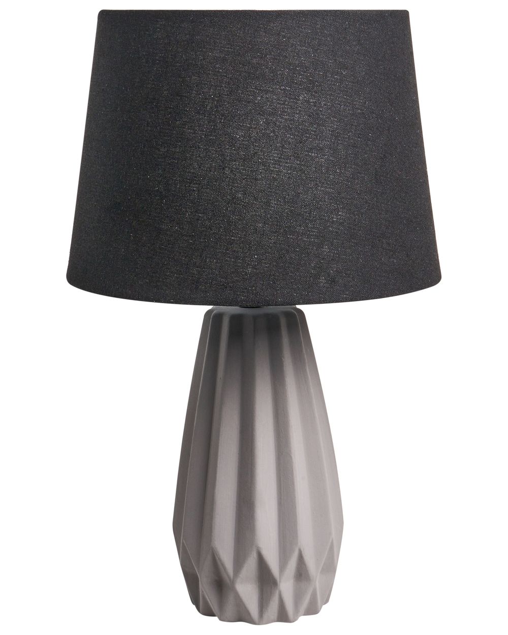 Tischlampe MONTAGUA Keramik Grau