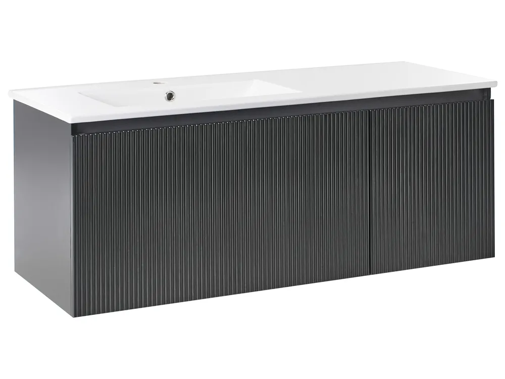 Mueble de baño con lavabo negro varios tamaños TIETE