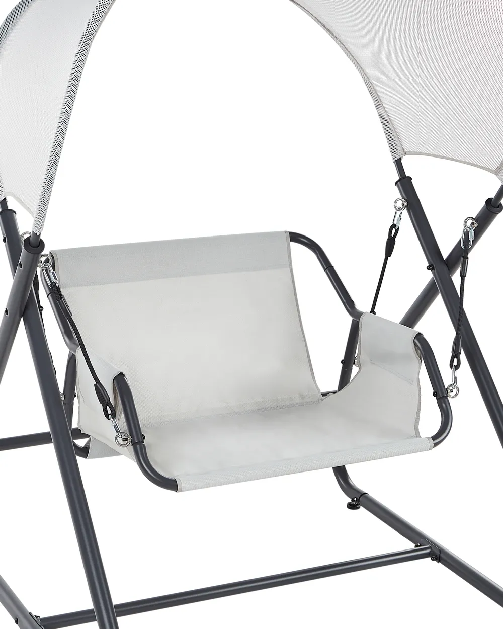 Patio Swing SOLAGNA Metal Light Grey_961741