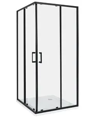 Kabina prysznicowa TELA 90 x 90 x 185 cm Czarny_944657