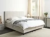 Adjustable Bed Fabric DUKE II 180 x 200 cm (EU Super King) Light Beige