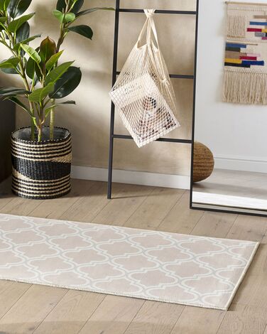 Runner Rug 60 x 200 cm Beige KADAYAL