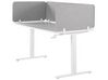 Desk Screen 130 x 40 cm Light Grey WALLY_800647