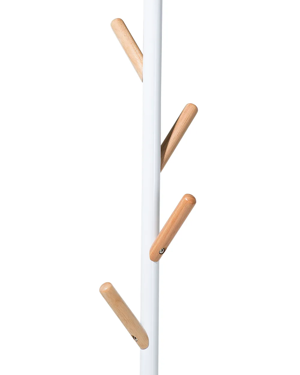 Appendiabiti Da Terra In Metallo Box And Beyond Con 8 Ganci, Bianco, 178x62x62 Cm, Facile Da Spostare, Per Ingresso E Camera
