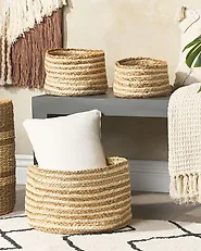 Set di 3 cestini KAHU Iuta Naturale_1178613