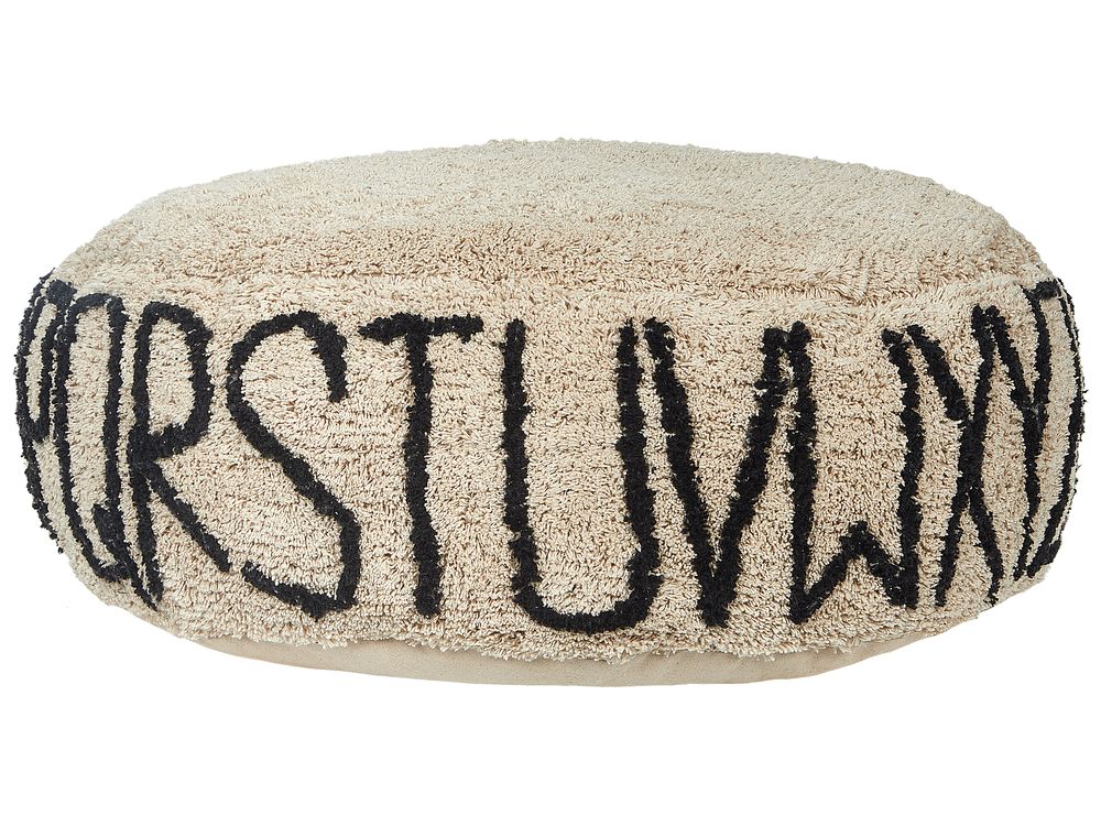 Pouffe TWINSPUR Cotton Beige