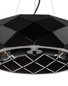 Metal Pendant Lamp Black CESANO_696244