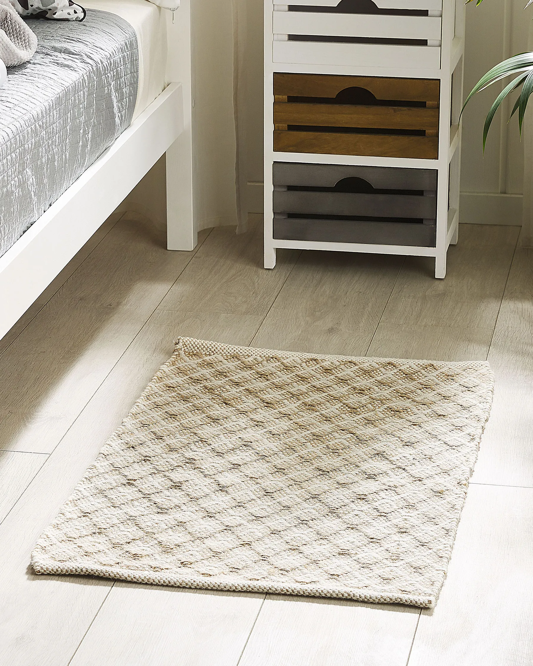 Rug AKBEZ Light Beige 50 x 80 cm Jute_791010