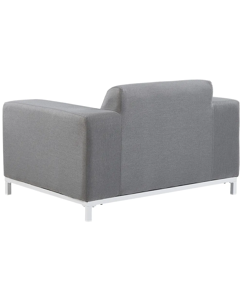 Set of 2 Garden Armchairs ROVIGO Fabric Grey_816863