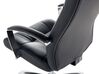 Krzesło biurowe regulowane ekoskóra czarne WINNER_467401