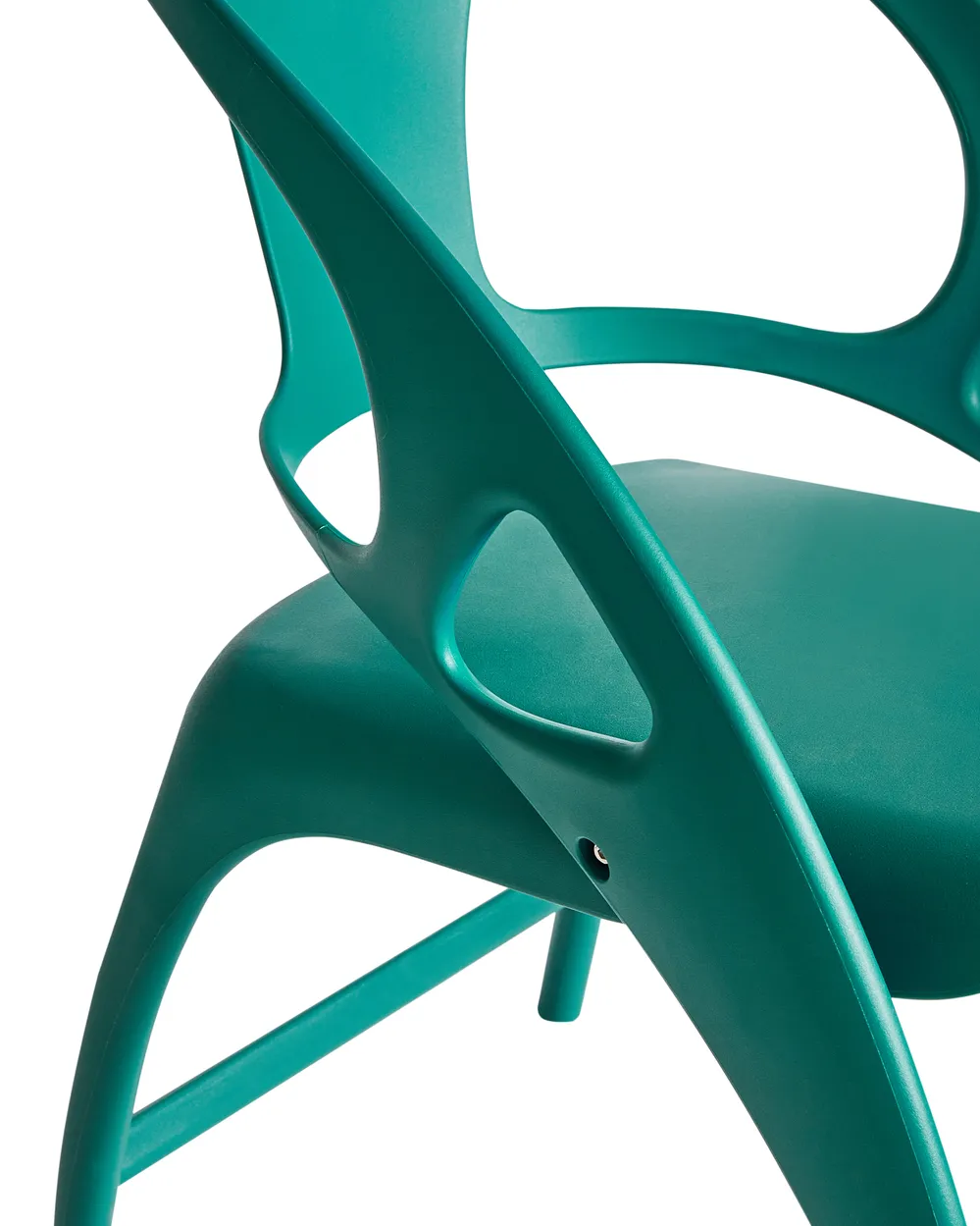 Set of 4 Garden Chairs NEMI Folding Teal_990630