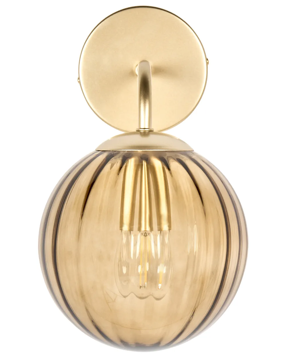 Wall Lamp BOOMI Glass Dark Brown_1033549
