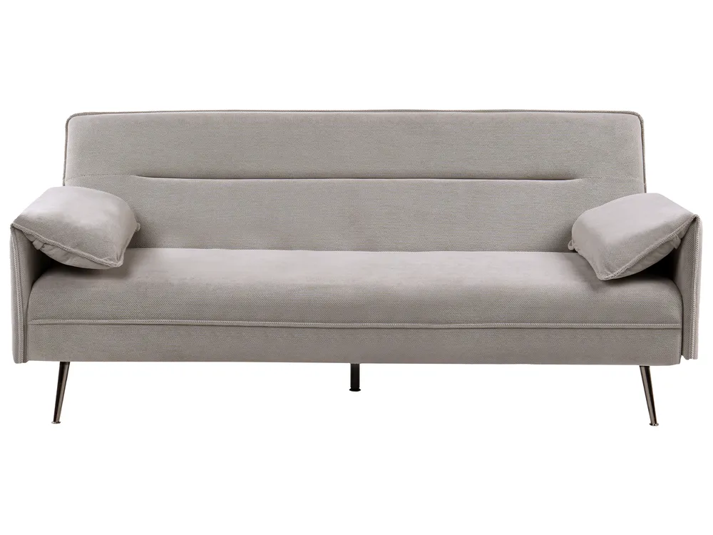 Sofa Bed 3 Seater VAYLA Fabric Grey
