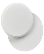 Set of 2 Wall Lamps SEMNON LED Metal White_1008982