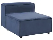 Modular Corner Sofa 5 Seater ARDAL Corduroy Dark Blue Right Hand_1008707