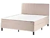 Divan Bed Fabric COUNTESS 160 x 200 cm (EU King Size) Beige