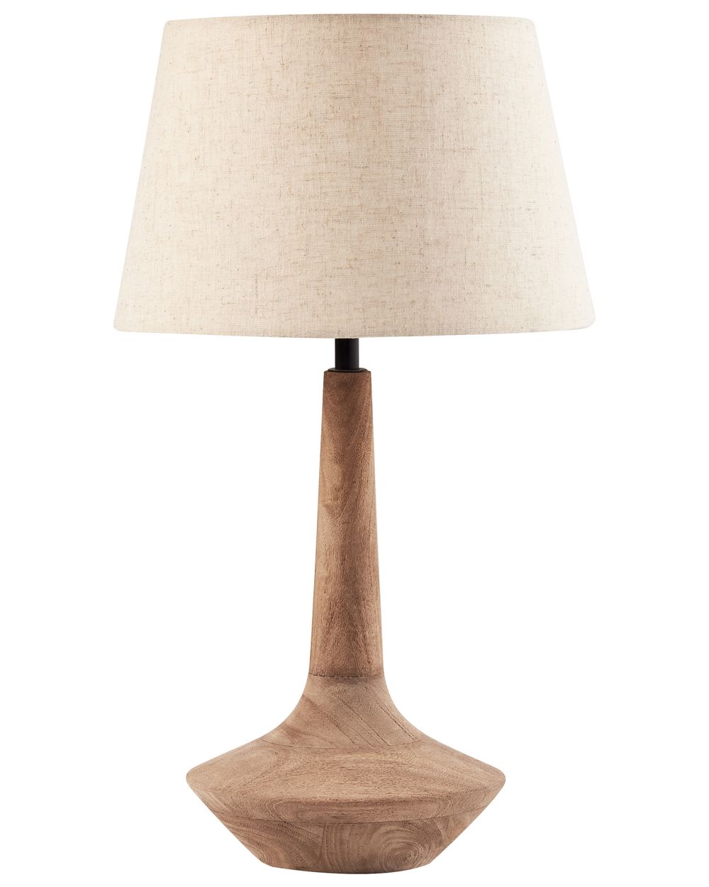 Table Lamp GODAWARI Mango Wood Dark Brown